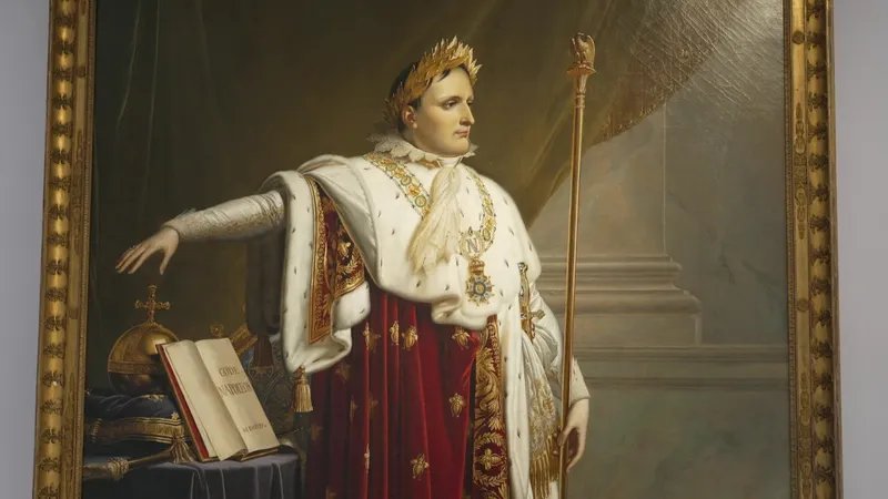 Un tableau représentant Napoléon empereur est exposé dans ce musée périgourdin.