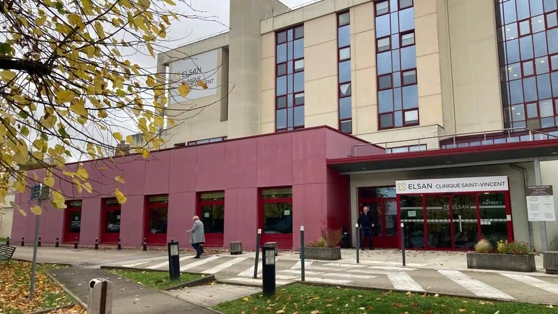 La clinique Saint-Vincent à Besançon.