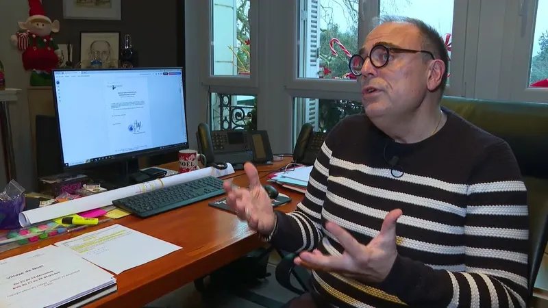 Xavier Haquin, maire (DVD) d'Ermont, continue de réclamer le statut de "catastrophe naturelle" pour sa commune.