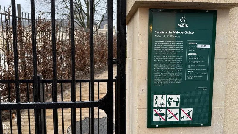 Un nouveau jardin public à Paris.