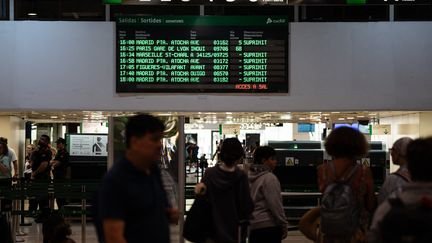 En Espagne, l'ADIF gère l’essentiel des infrastructures ferroviaires, tandis que Renfe, Ouigo et Iryo sont les trois opérateurs qui font circuler des trains. (MARC ASENSIO / NURPHOTO / AFP)