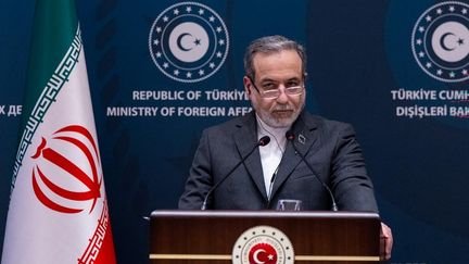 Le ministre iranien des Affaires étrangères, Abbas Araghchi, à Istanbul, en Turquie, le 30 janvier 2026. (TURKISH FOREIGN MINISTRY / AFP)
